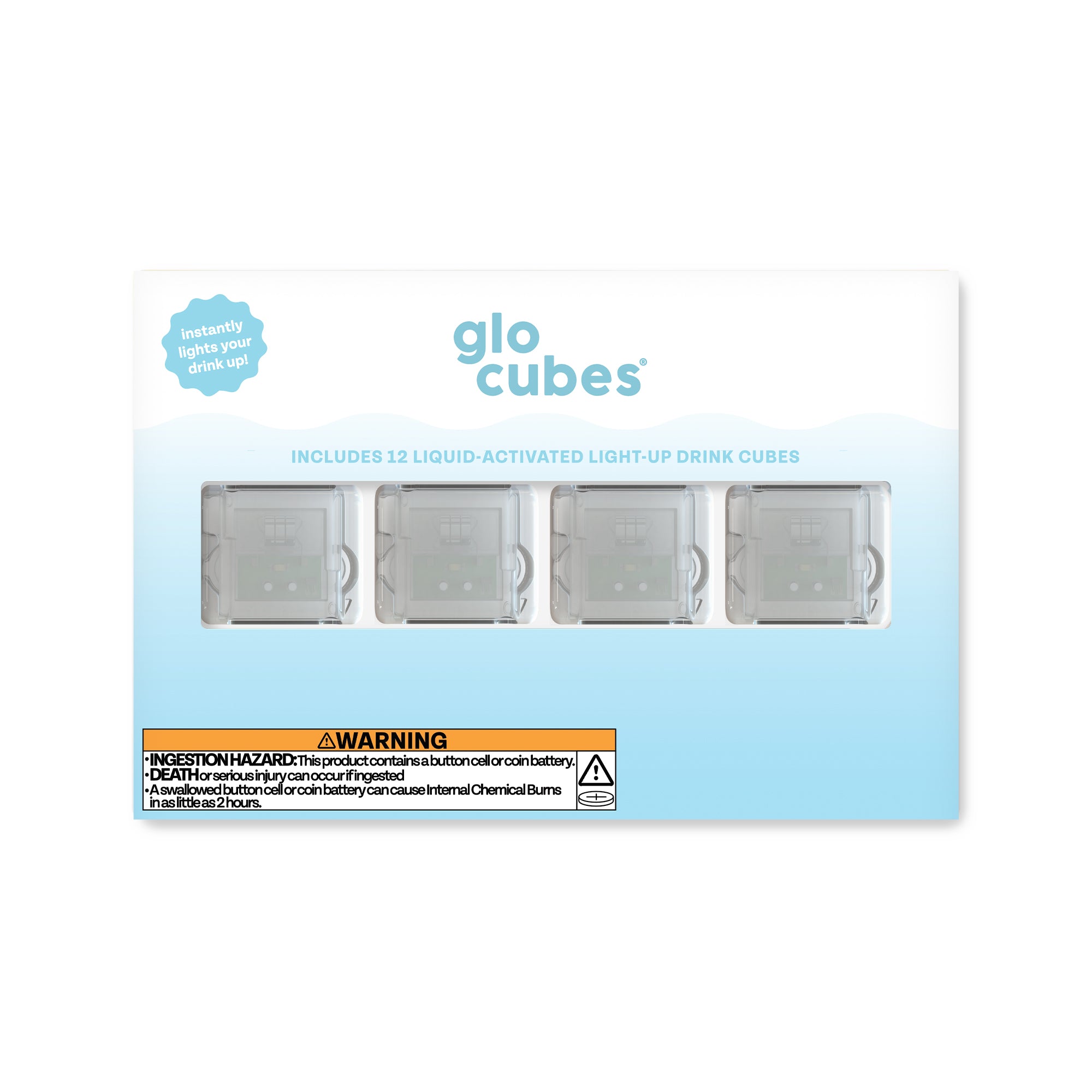 Glo Cubes - Blue 12 Pack