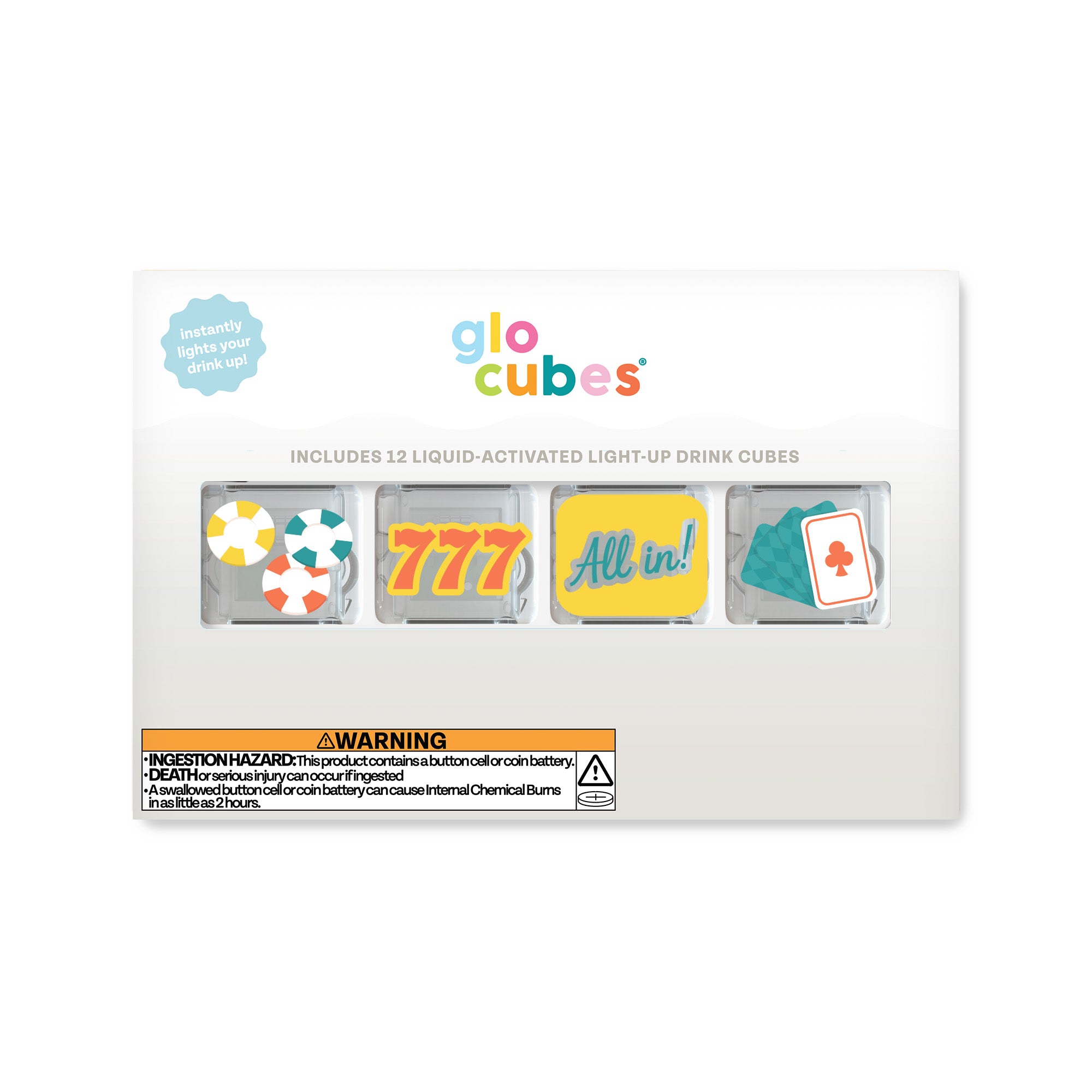 Glo Cubes - Custom Casino 12 Pack