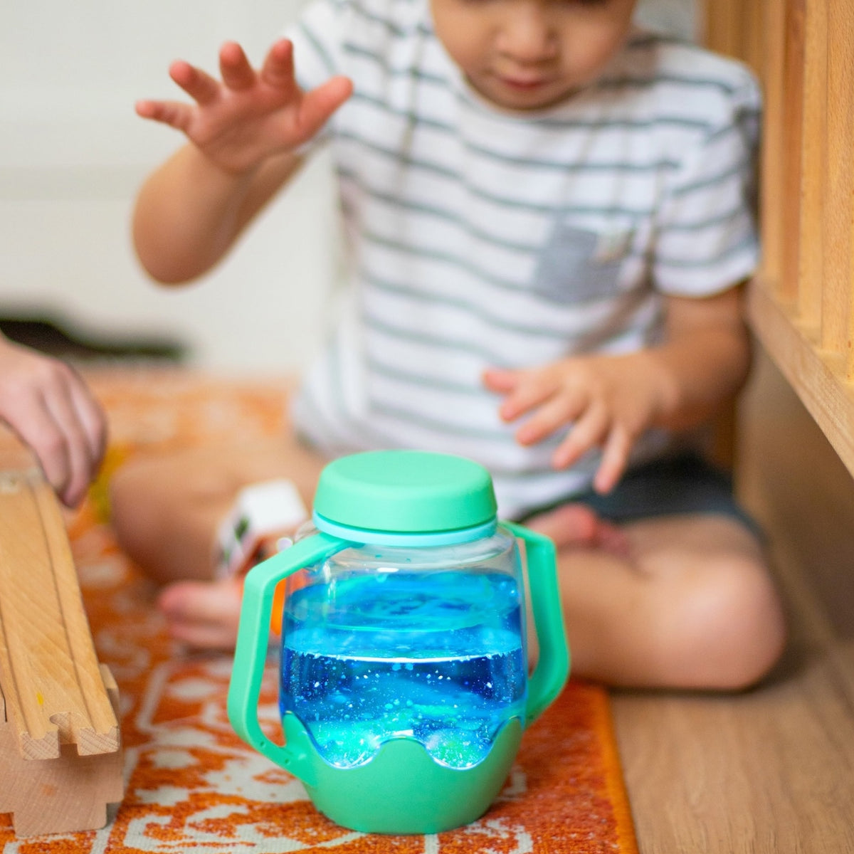 Sensory Play Jar - Lucky Charm