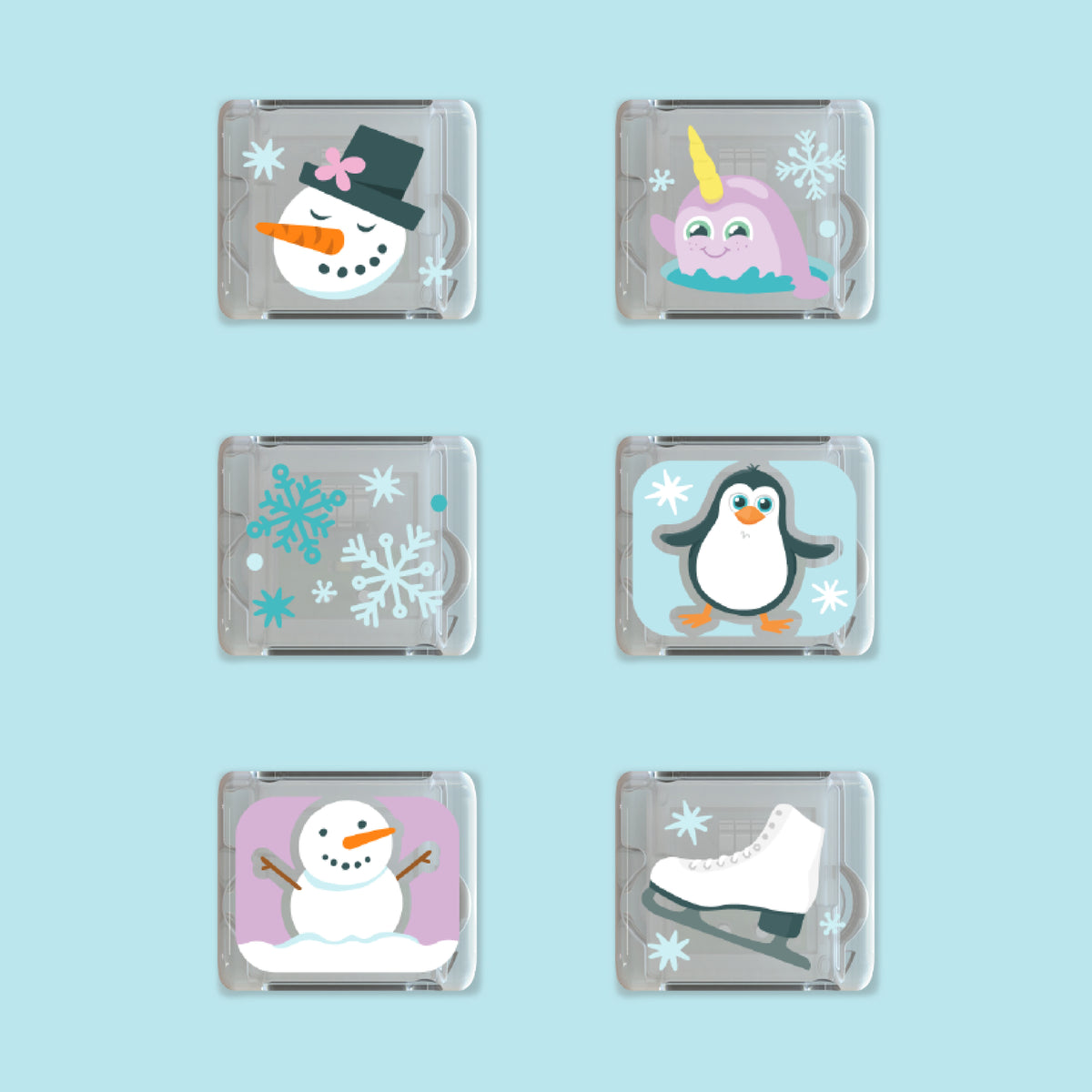 Light-Up Cubes 6-Pack, Winter