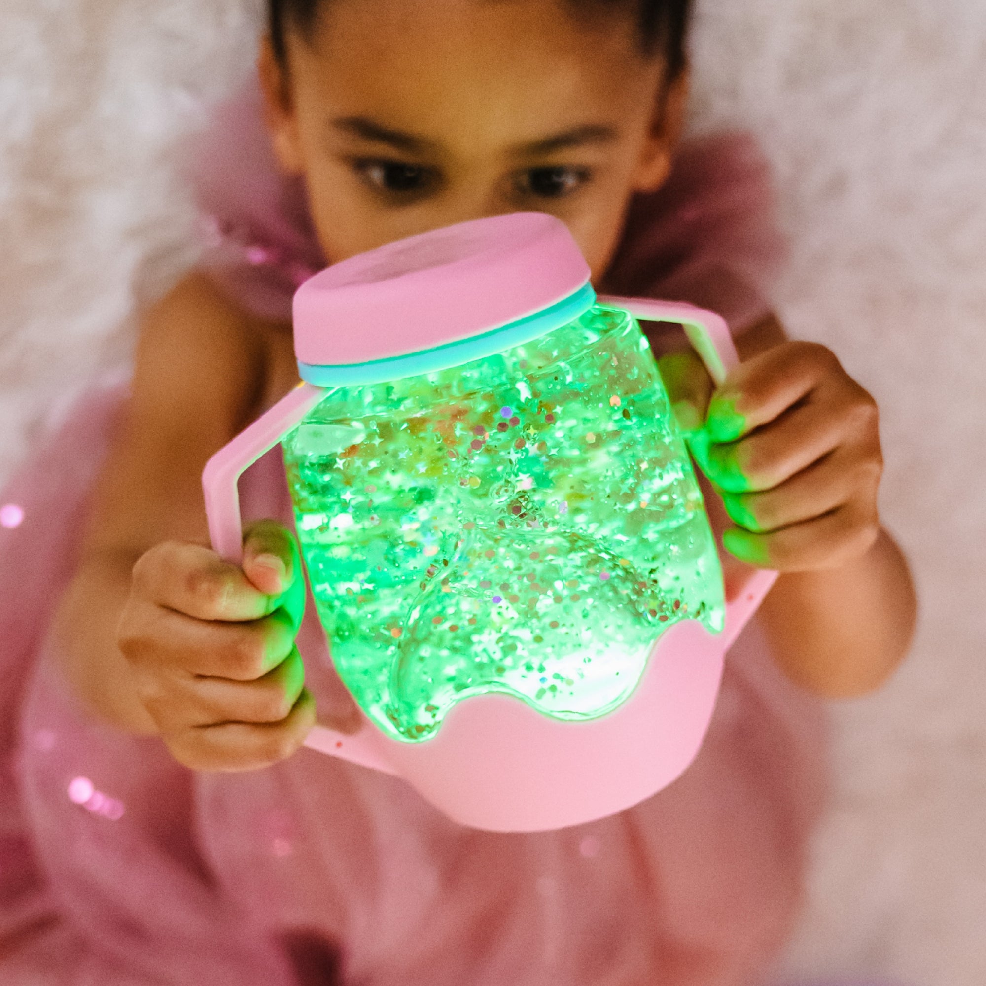 Sensory Play Jar - Bubblegum