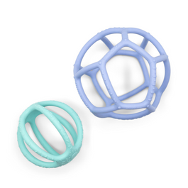 2-Pack Sensory Ball & Fidget Ball - Soft Blue and Soft Mint