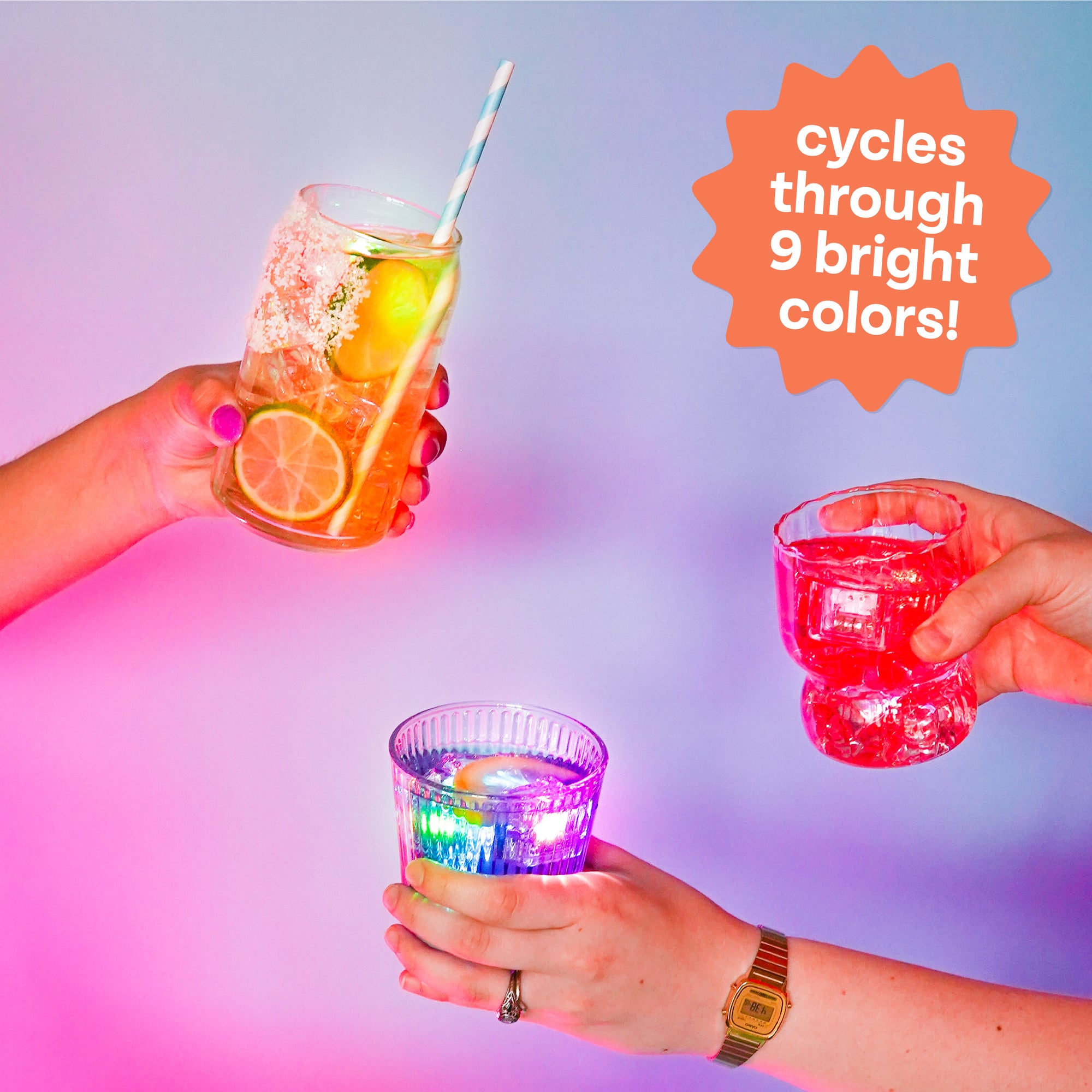Glo Cubes - Party 4 Pack