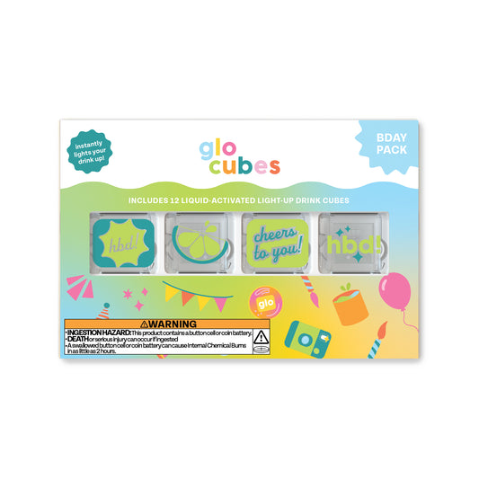 Glo Cubes - Birthday 12 Pack