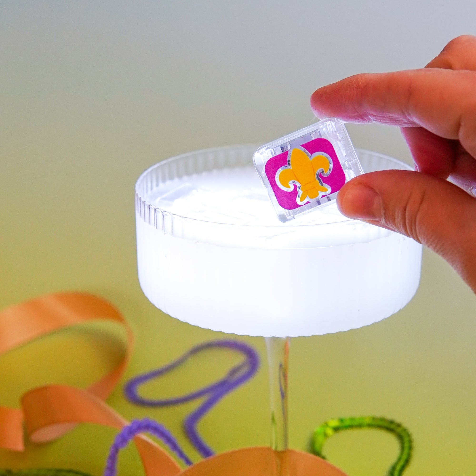 Glo Cubes: 12-Pack Mardi Gras Gift Set