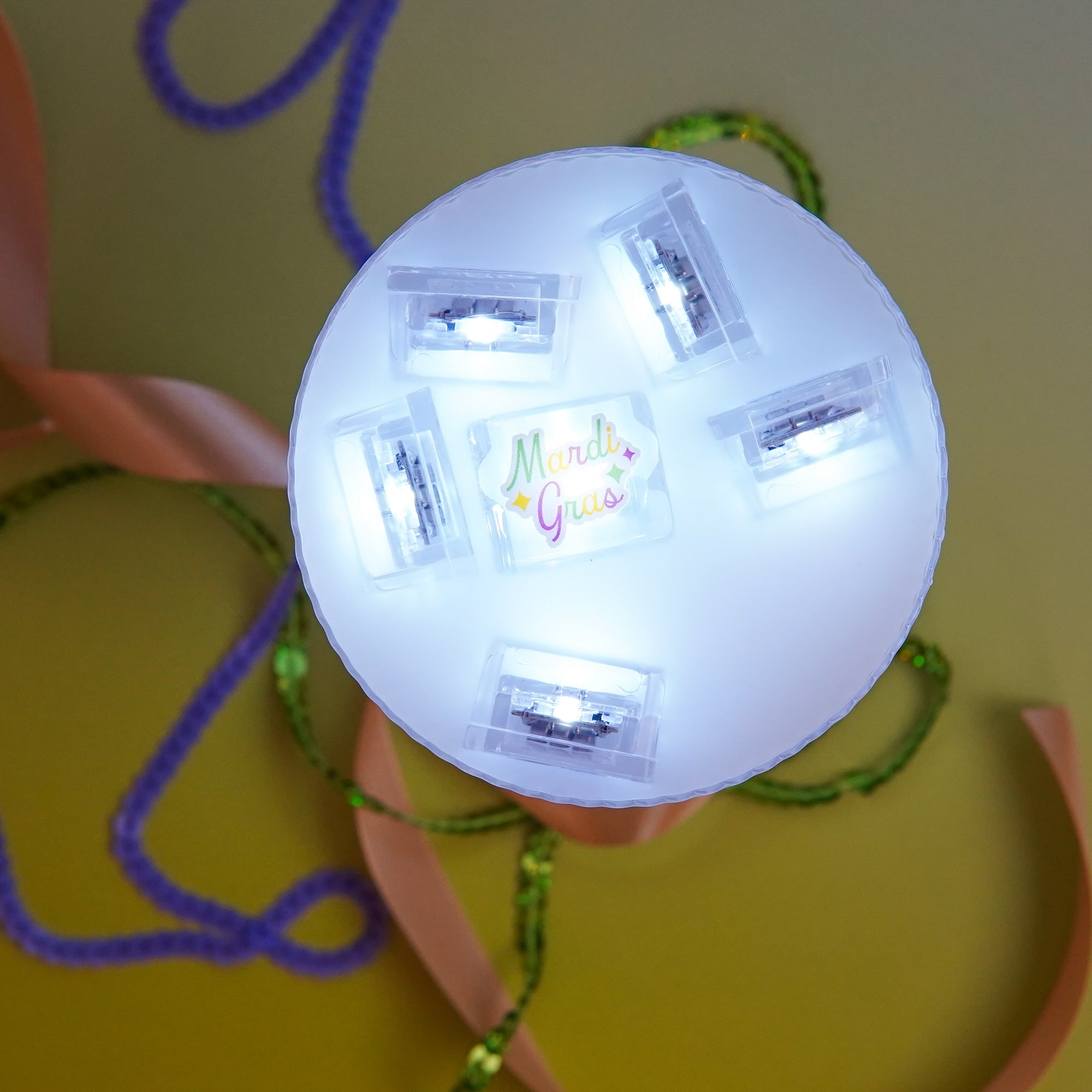 Glo Cubes: 12-Pack Mardi Gras Gift Set