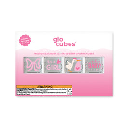 Glo Cubes - Custom Baby Shower Girl 12 Pack