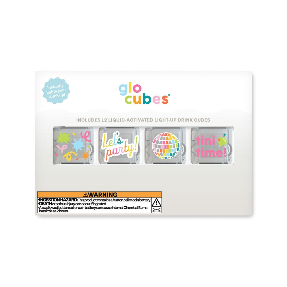 Glo Cubes - Custom Let's Party 12 Pack