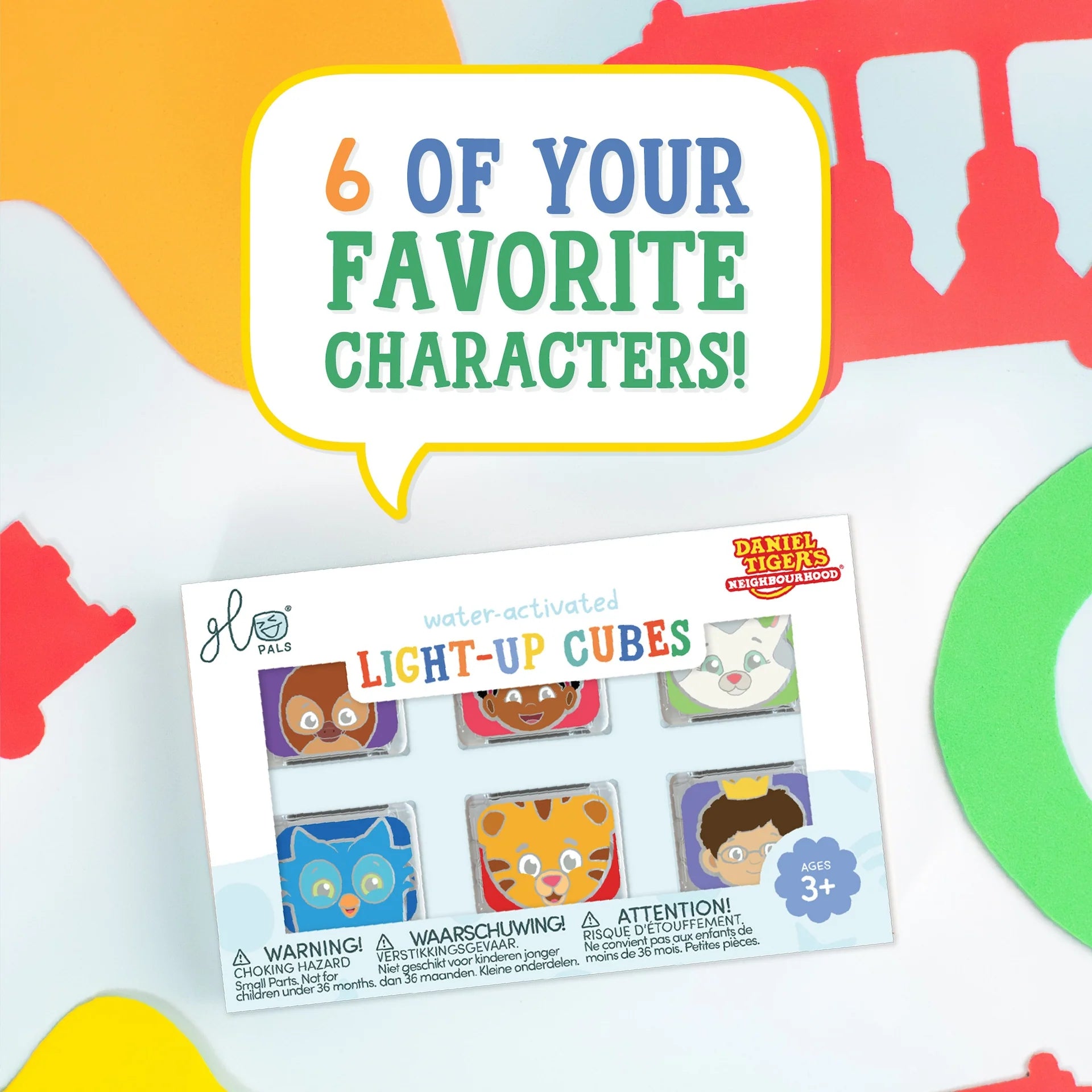 Glo Pals: 6-Pack Daniel Tiger Gift Set