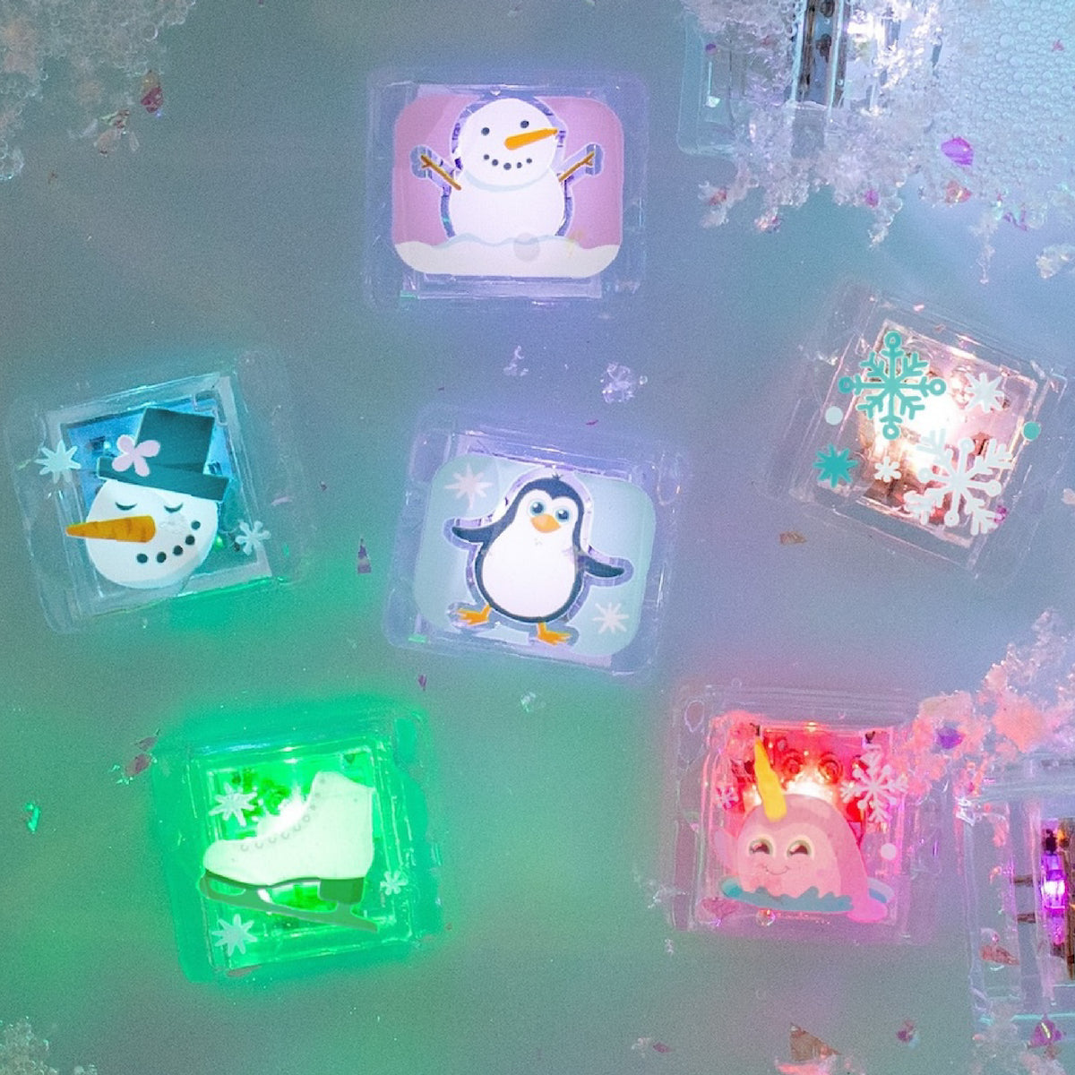 Light-Up Cubes 6-Pack, Winter