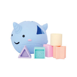 Narwhal Shape Sorter - Pastel