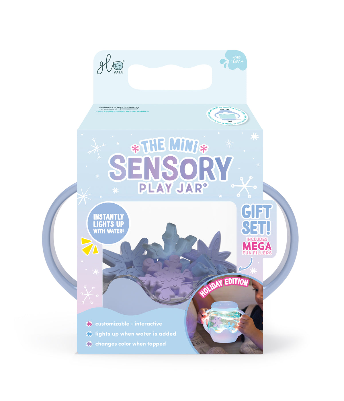 Mini Sensory Play Jar Gift Set, Snowy