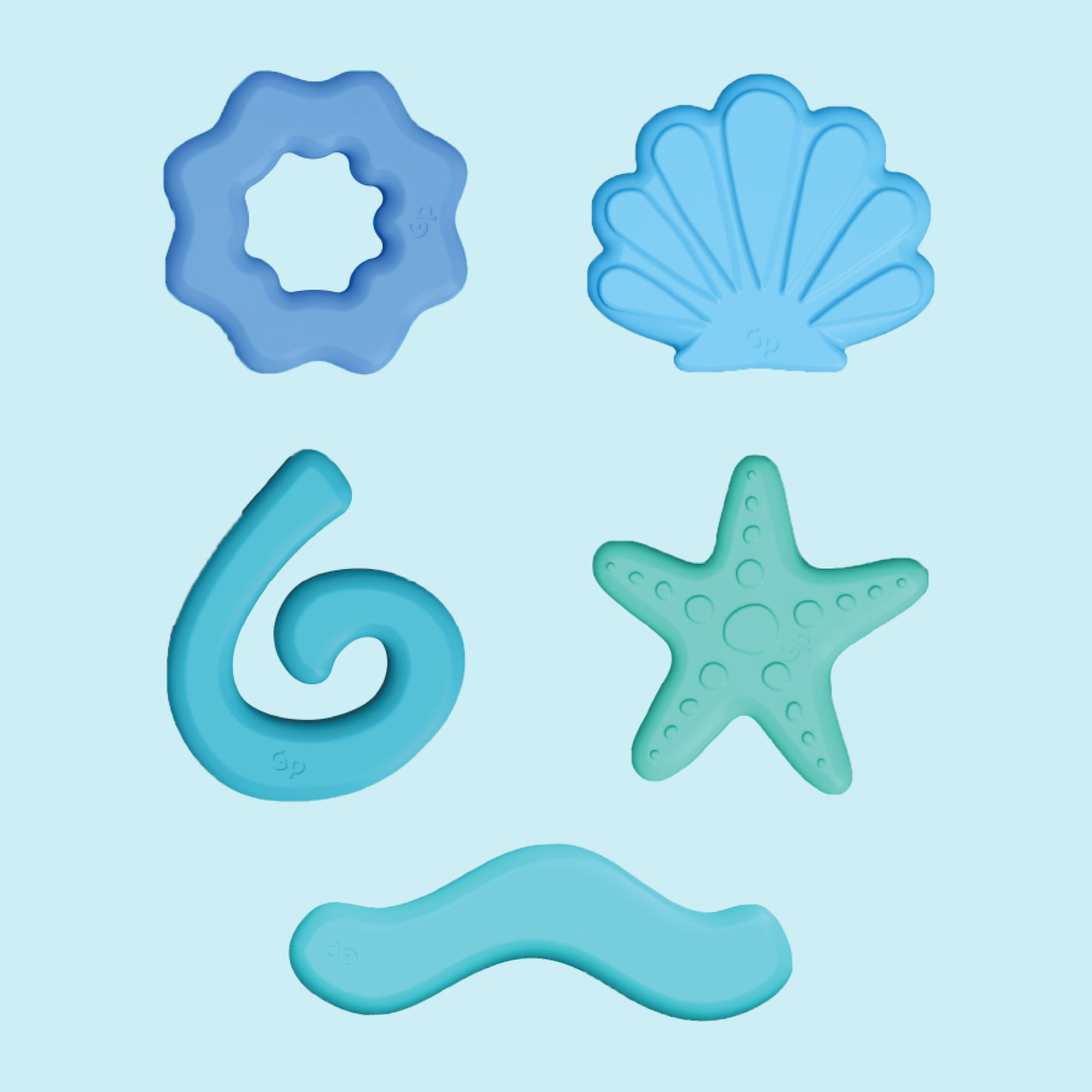 Mini Sensory Play Jar Gift Set - Blue
