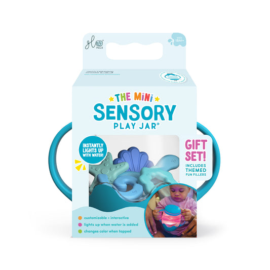 Mini Sensory Play Jar Gift Set - Blue