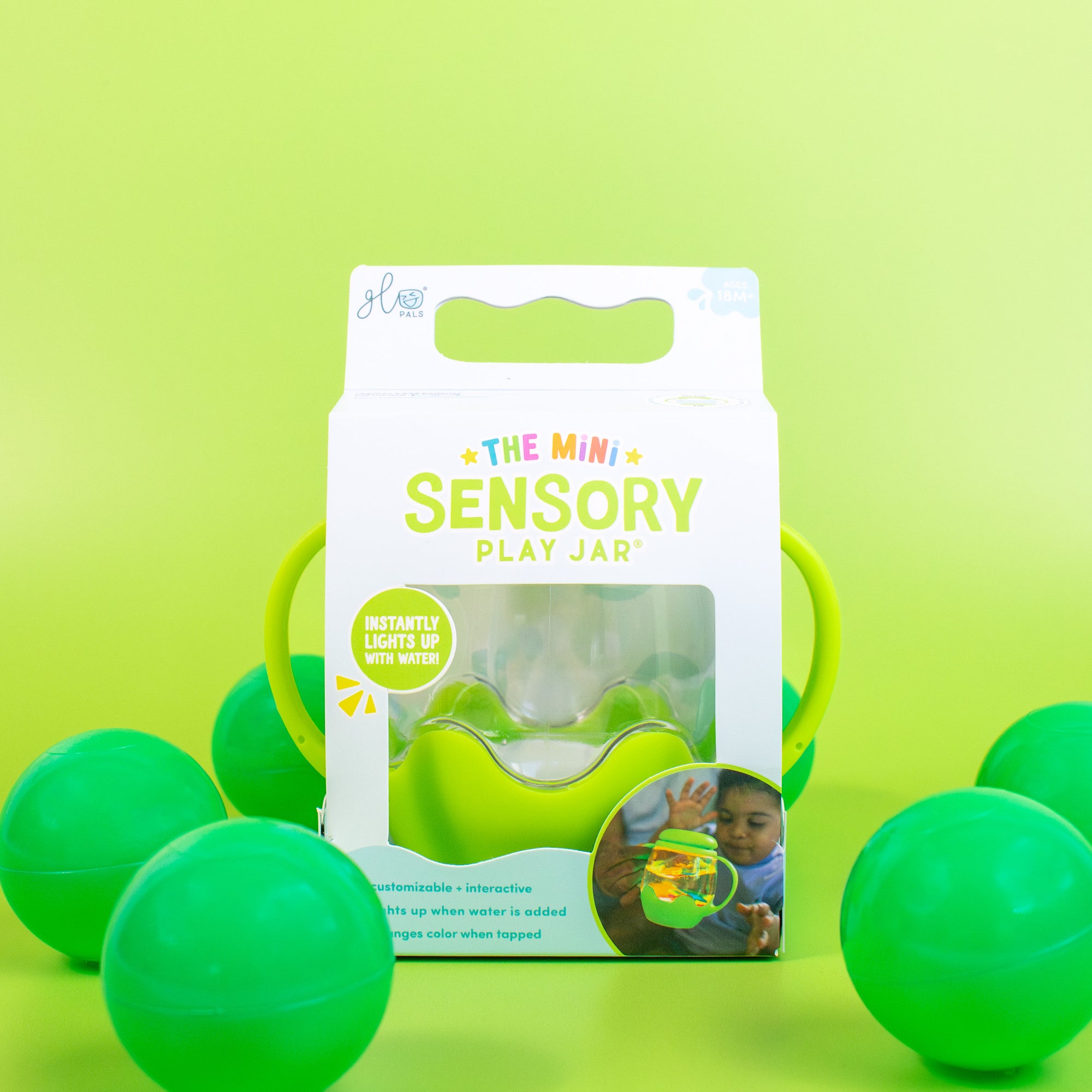 Mini Sensory Play Jar Gift Set - Green
