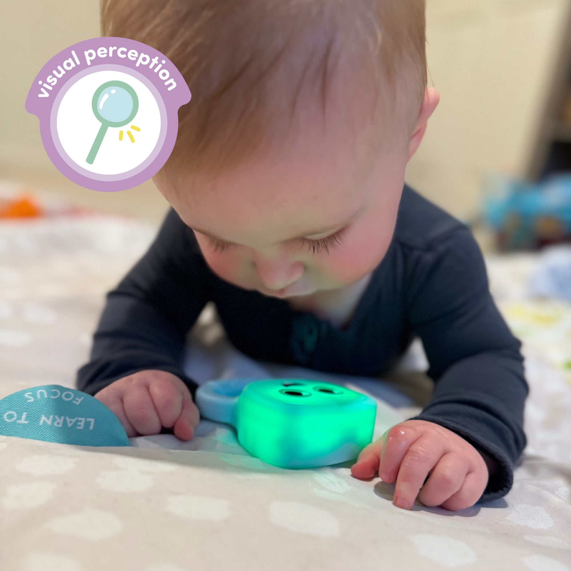 Glo Pals Light Up Rattle - Blair (Blue)