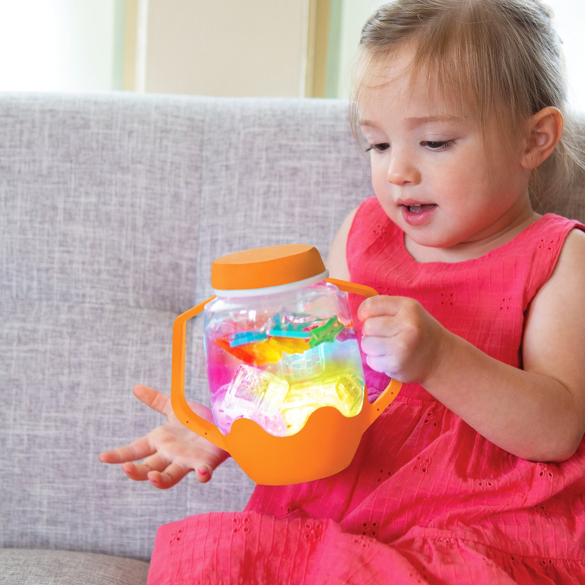 Sensory Play Jar - Dreamsicle