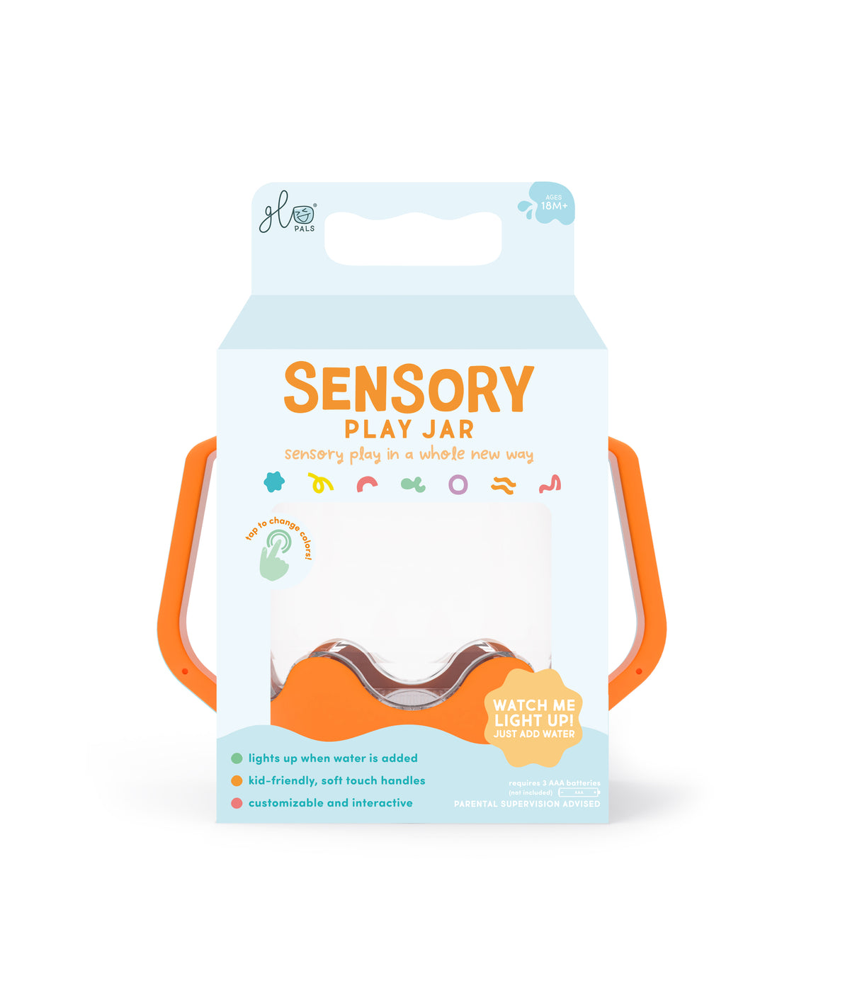 Sensory Play Jar - Dreamsicle