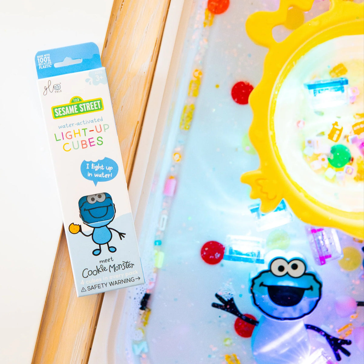 Cookie Monster Light-Up Cubes