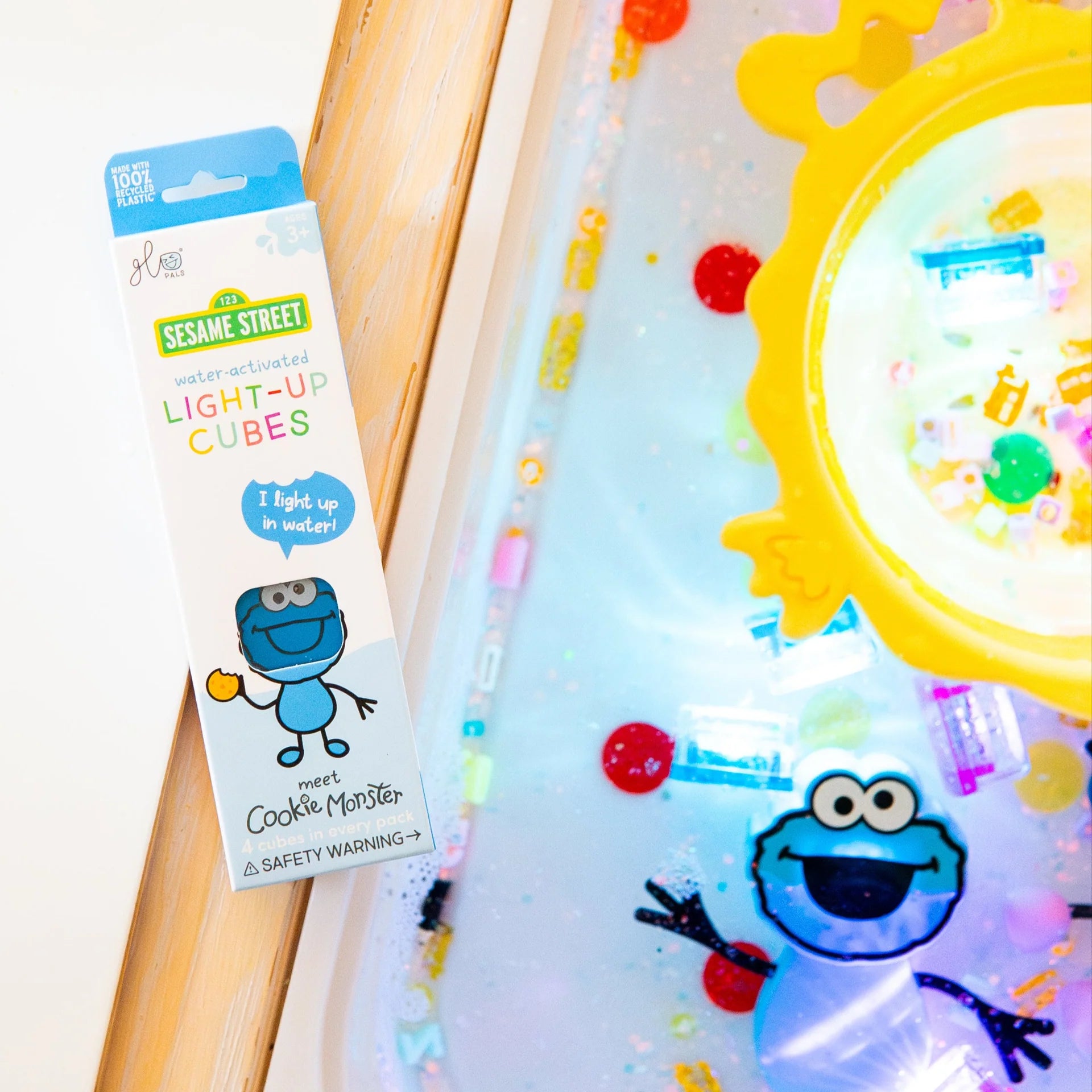 Cookie Monster Light-Up Cubes
