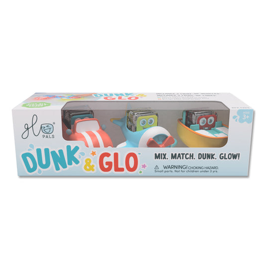 Dunk & Glo Light-Up Vehicles - 3 Pack Set