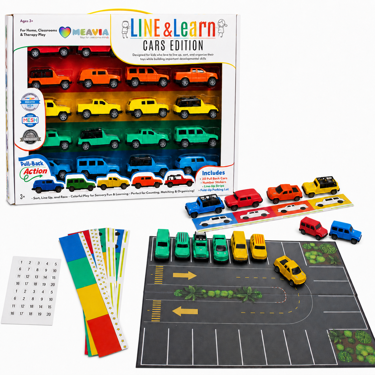 Line & Learn Cars Edition