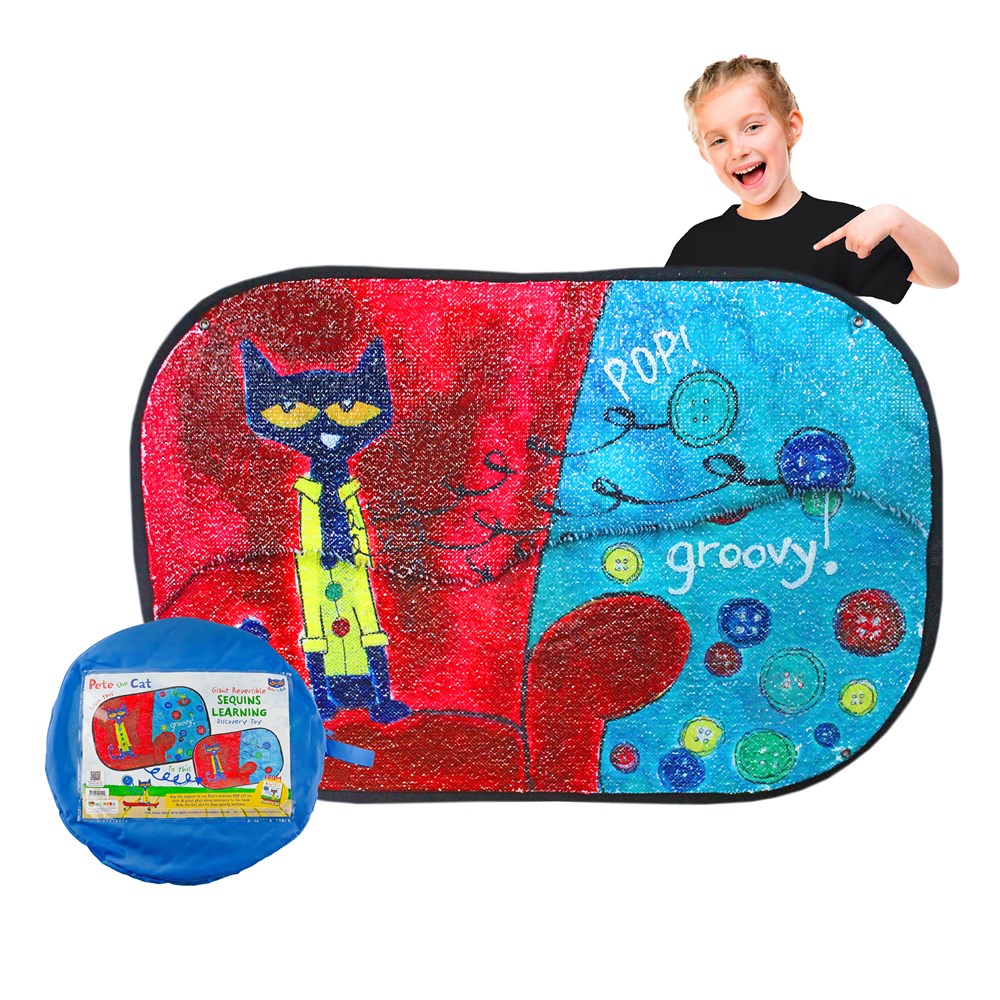 Pete The Cat - Reversible Sequins - Groovy Buttons