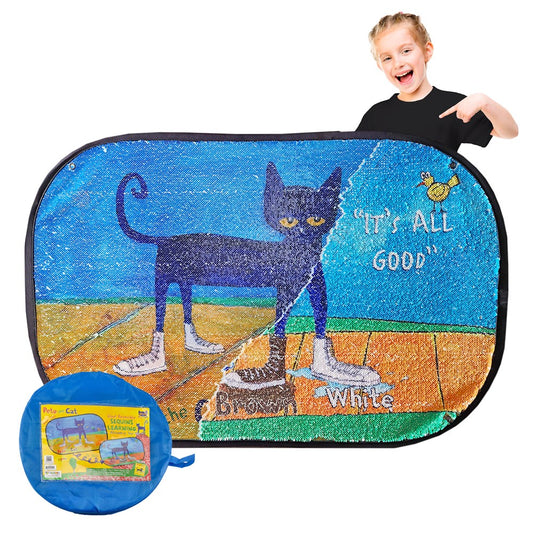 Pete The Cat - Reversible Sequins - White Shoes