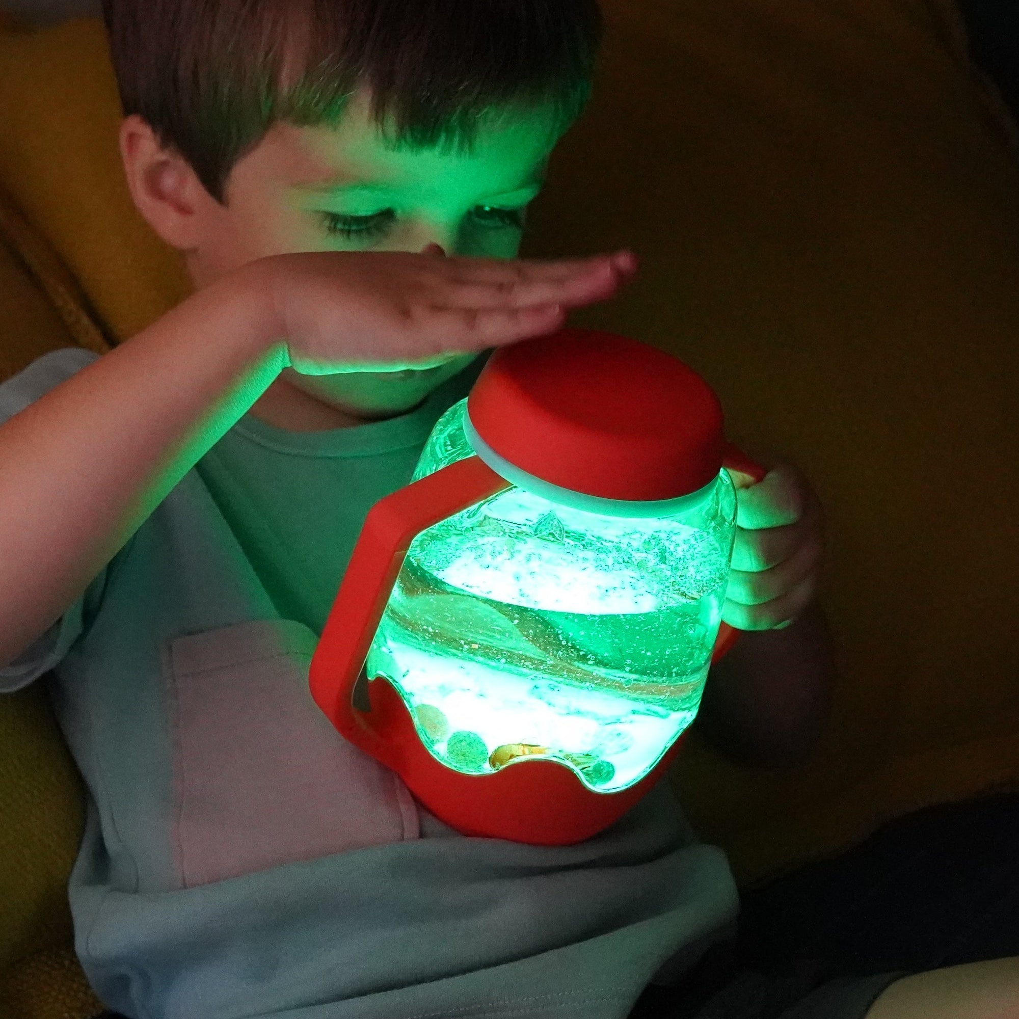 Sensory Play Jar - Ladybug