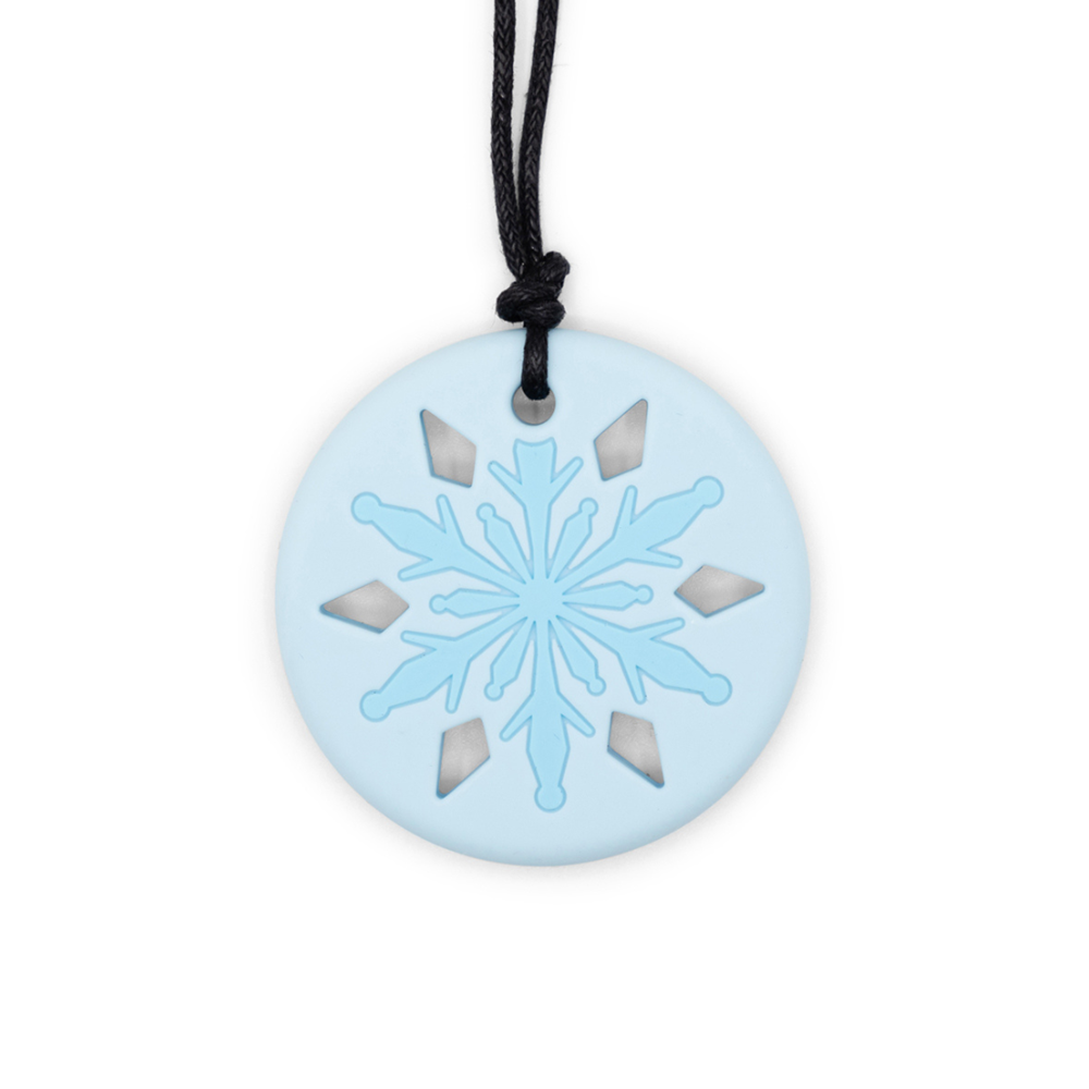 Kids Chew Pendants - Snowflake - Daylight